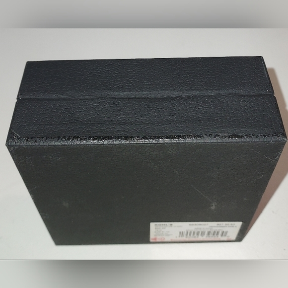 1913 Stainless Steel Men's Accessories Braided Matte Onyx Beads Bracelet NIB - Picture 2 of 5